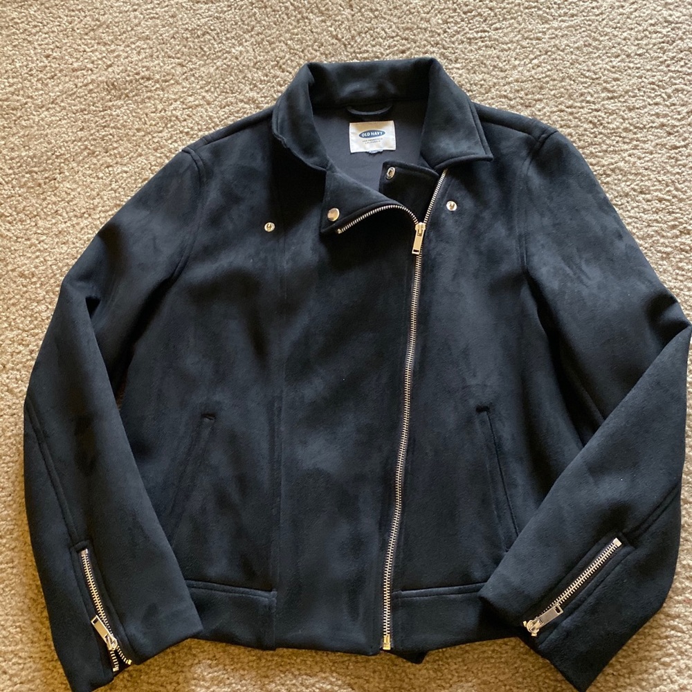 Old Navy Suede Moto
